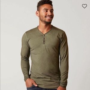 Outpost Makers Colder Wash Stretch Henley Shirt